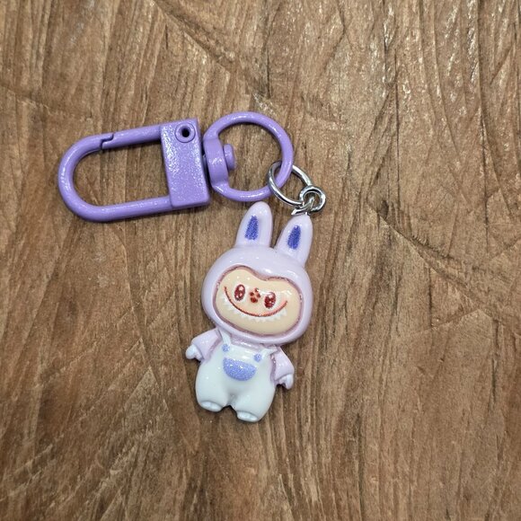 Labubu Keychain Labubu Key Chain The Monsters LABUBU Doll LABUBU Zipper Pull Tag - Picture 1 of 2